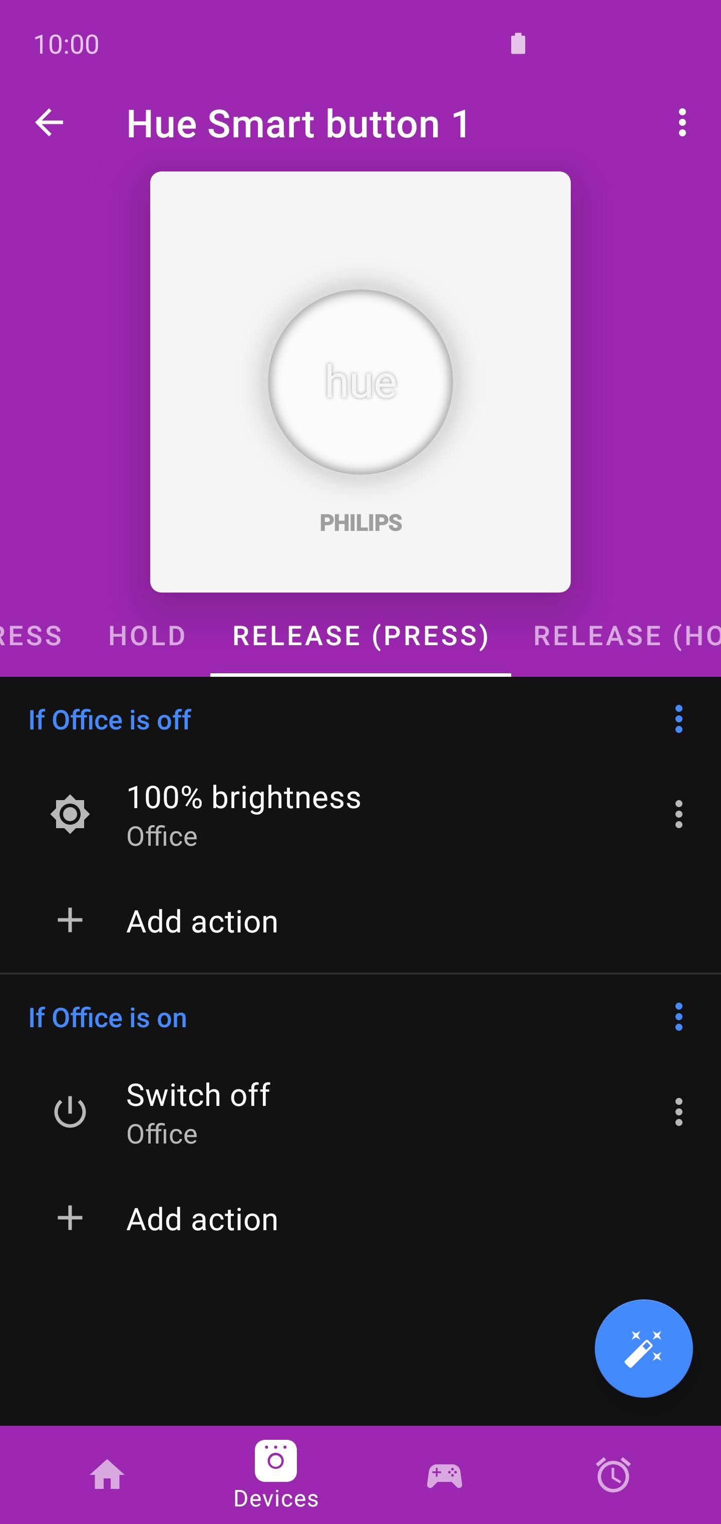 Hue smart button best sale