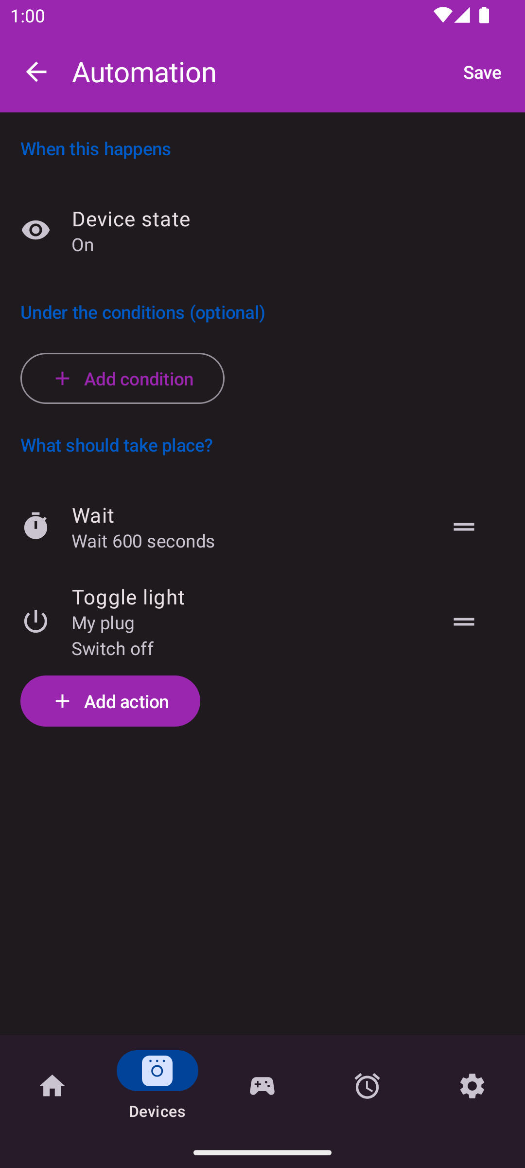 Switch off a light plug automatically 10 minutes after it turns on Automation Hue Essentials Community